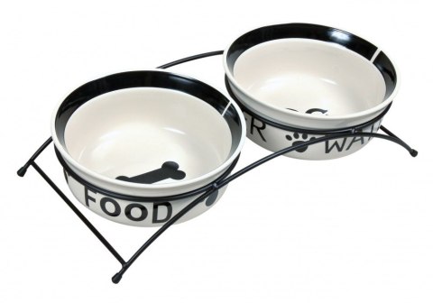 TRIXIE Miski ceramiczne na stojaku Eat on Feet 24641 TRIXIE