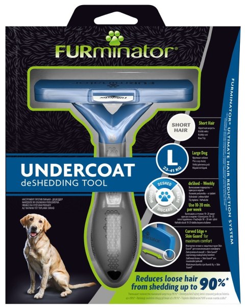 Furminator dla psów krótkowłosych - Large FURminator