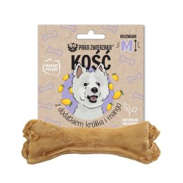 Paka Zwierzaka Kość z dodatkiem królika i mango M-12 cm 55g PAKA ZWIERZAKA
