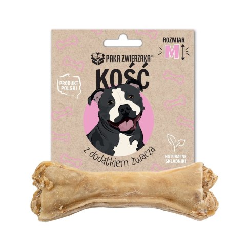 Paka Zwierzaka Kość z dodatkiem żwacza M-12 cm 55g PAKA ZWIERZAKA