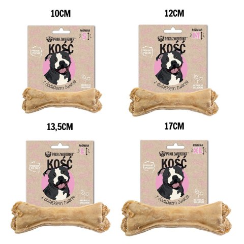 Paka Zwierzaka Kość z dodatkiem żwacza M-12 cm 55g PAKA ZWIERZAKA