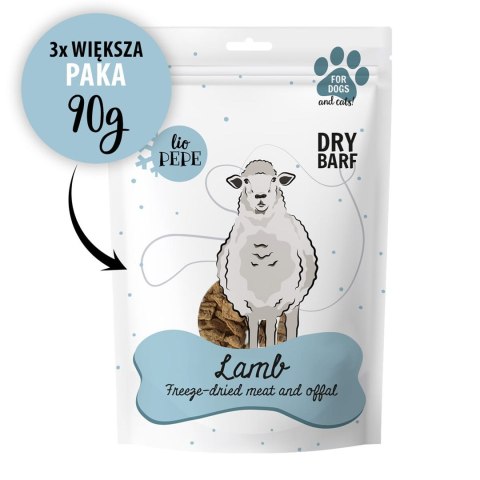 Paka Zwierzaka Lio Pepe Przysmak Lamb (jagnięce płuco) XL 90g PAKA ZWIERZAKA