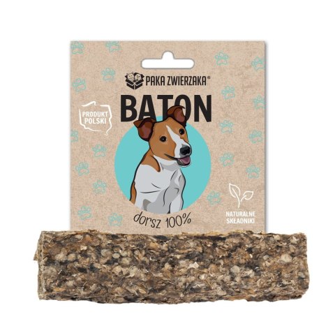Paka Zwierzaka baton dorsz 100% 28g PAKA ZWIERZAKA
