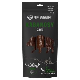 Paka Zwierzaka kabanosy dzik 3szt (80g) PAKA ZWIERZAKA