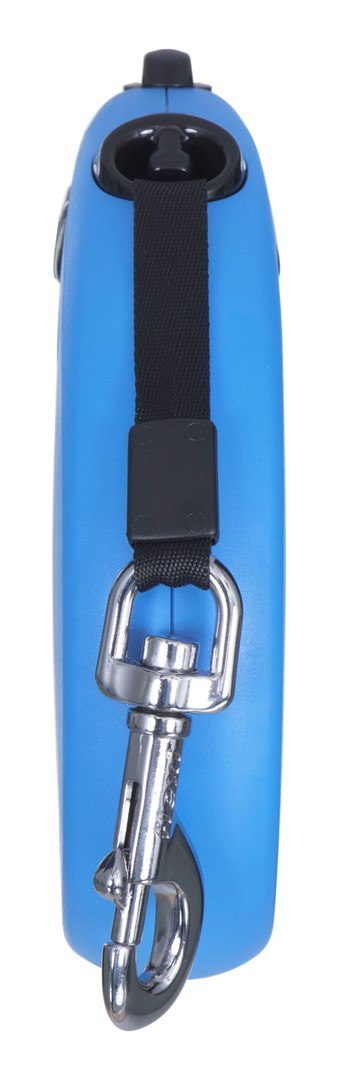 Smycz flexi automatyczna NEW CLASSIC L taśma 8 m - dla psa do 50 kg, kolor niebieski Flexi