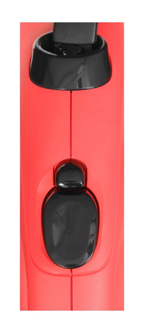 Smycz flexi automatyczna New Classic L taśma 5m - dla psa do 50kg, kolor czerwony Flexi