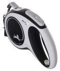 Smycz flexi automatyczna New Comfort M taśma 5 m - dla psa do 25 kg, kolor czarny Flexi
