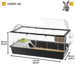 CASITA 120 (x1) - klatka dla królików FERPLAST