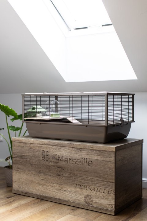 INTER-ZOO Klatka BOB + WOOD JAPANDI 780x480x360 INTER-ZOO
