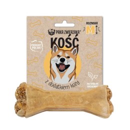 Paka Zwierzaka Kość z dodakiem kozy M-12 cm 55g PAKA ZWIERZAKA