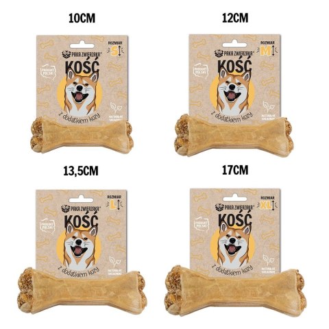Paka Zwierzaka Kość z dodakiem kozy M-12 cm 55g PAKA ZWIERZAKA