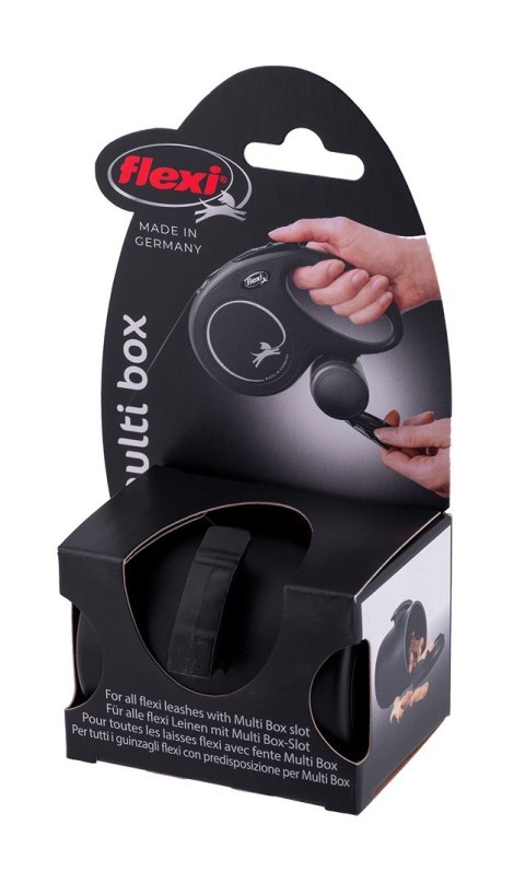 Pojemnik flexi Vario Multi Box - pojemnik na karmę lub woreczki, kolor czarny Flexi