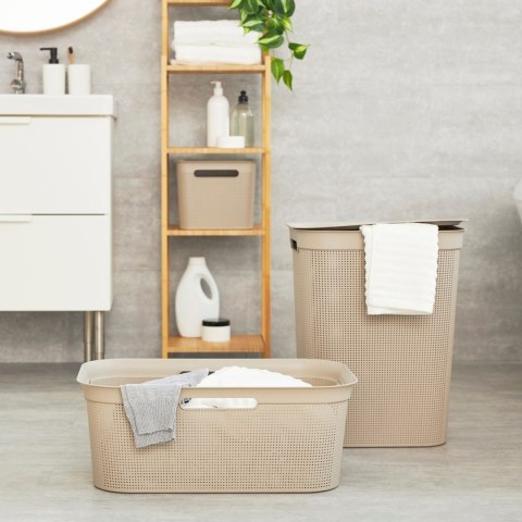ROTHO Kosz na bieliznę 50L BRISEN cappuccino Rotho