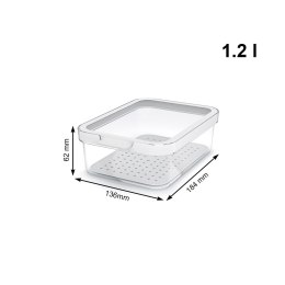 Rotho Multibag Cauma Style 25L trans/biały Rotho