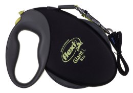 Smycz flexi automatyczna Giant L taśma 8 m - dla psa do 50 kg, kolor czarno-żółty Flexi