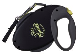 Smycz flexi automatyczna Giant L taśma 8 m - dla psa do 50 kg, kolor czarno-żółty Flexi