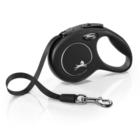 Smycz flexi automatyczna New Classic Cat XS linka 3 m - smycz dla kota, kolor czarny Flexi
