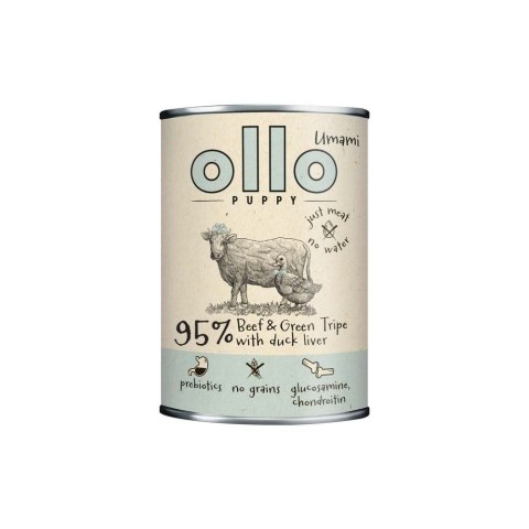 Ollo Puppy Umami Woł. żwacze z Kaczą Wątrobą 850g OLLO