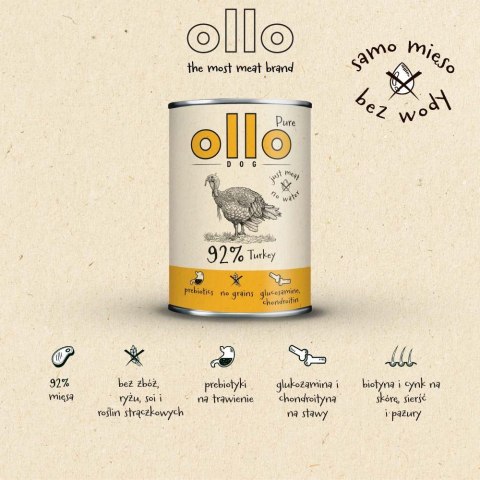 Ollo Pure Indyk 850g OLLO