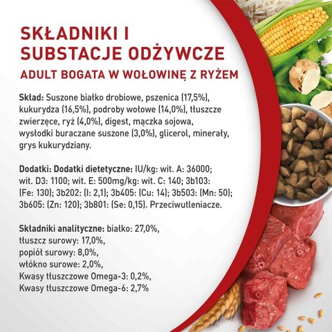 PURINA One Mini Adult Wołowina, ryż - sucha karma dla psa - 800 g PURINA NESTLE