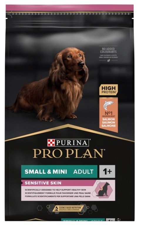 PURINA PRO PLAN Adult Small & Mini Sensitive Skin - sucha karma dla psa - 7kg PURINA NESTLE