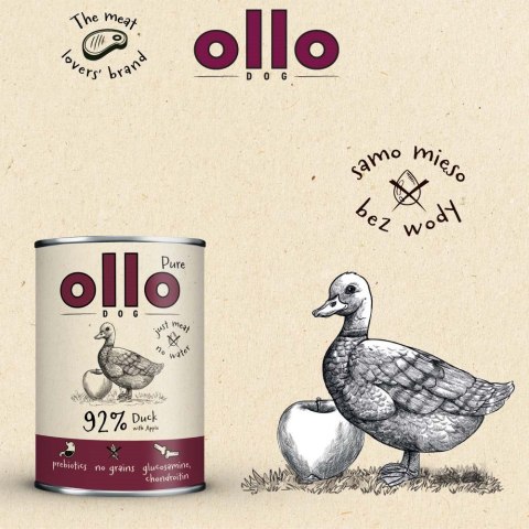 Ollo Pure Kaczka z Jabłkiem 400g OLLO