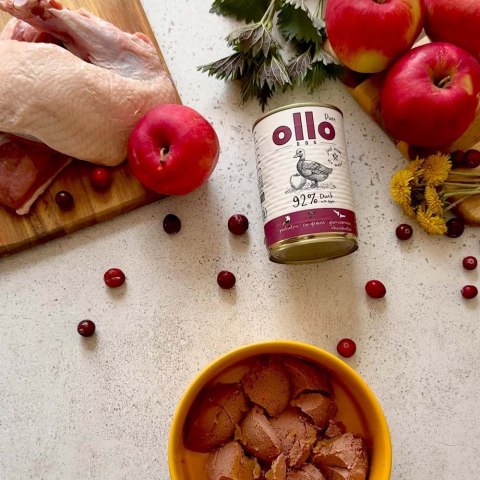 Ollo Pure Kaczka z Jabłkiem 400g OLLO
