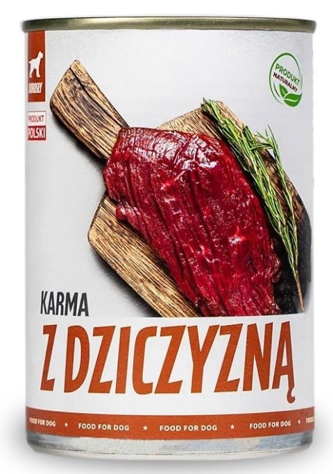 Tuf Tuf Puszka mielonka z dziczyzną 800g TufTuf