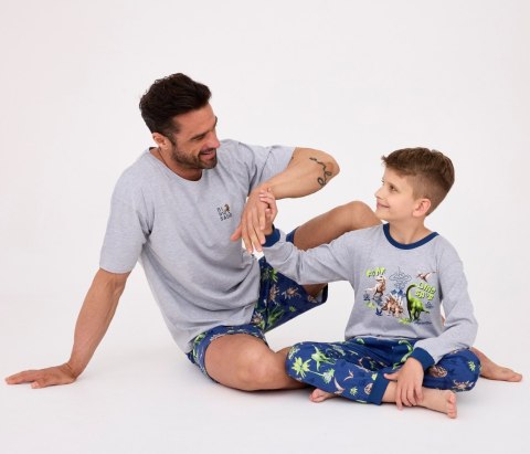 PIŻAMA MĘSKA 326/272 DINOSAUR 2 KR R.3XL-5XL PIŻAMA MĘSKA 326/272 DINOSAUR 2 KR R.3XL-5XL