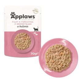 Applaws Cat Pouch Tuna Fillet with Pacific Prawn 70g Applaws