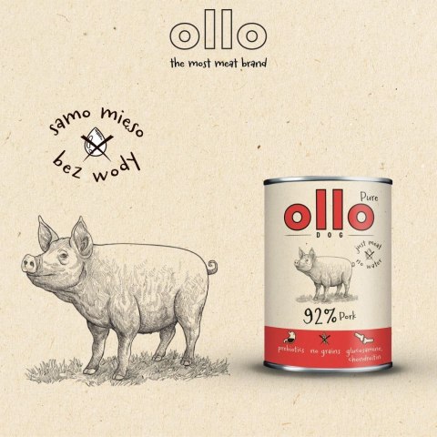 Ollo Pure Wieprzowina 850g OLLO