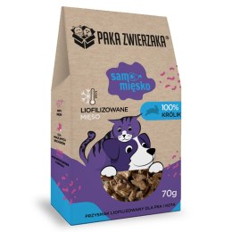 Paka Zwierzaka Samo Mięsko królik przysmak 70g PAKA ZWIERZAKA