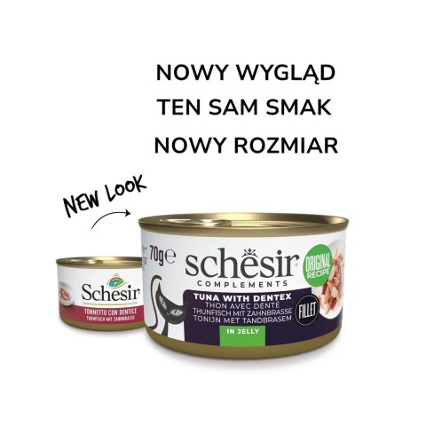 SCHESIR Oceanic Adult Tuńczyk z Dentykiem 70g Schesir
