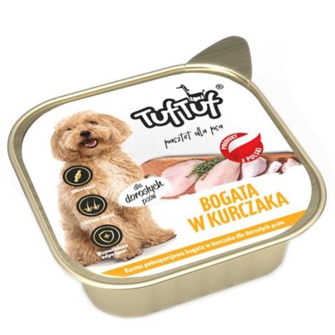 Tuf Tuf Pasztet drobiowy alupak dla psa 300g TufTuf