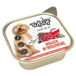 Tuf Tuf Pasztet wołowy alupak dla psa 300g TufTuf