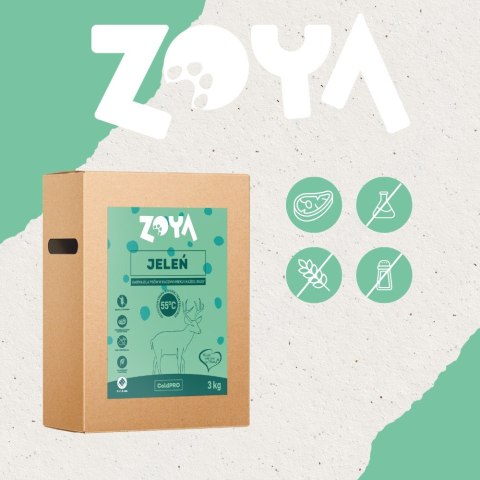 ZOYA COLDPRO Jeleń sucha karma dla psa 3kg ZOYA