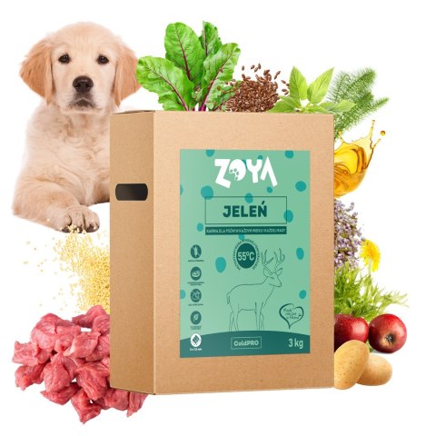 ZOYA COLDPRO Jeleń sucha karma dla psa 3kg ZOYA