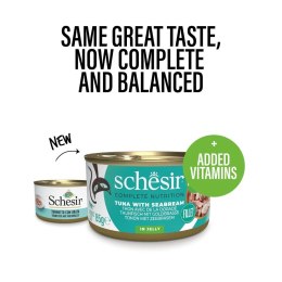 SCHESIR dla kotów Oceanic Adult w Galarecie Tuńczyk z Doradą 85g Schesir