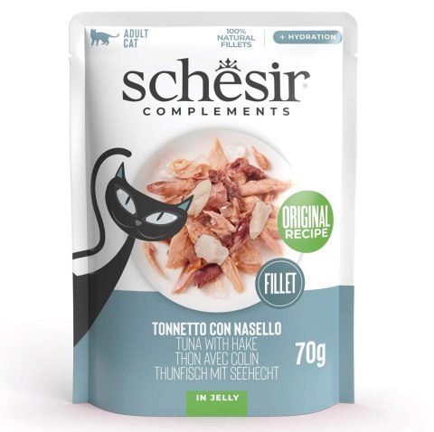 SCHESIR Adult Tuńczyk z morszczukiem 70g Schesir