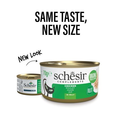 SCHESIR Adult w Galarecie Fileciki z Kurczaka 70g Schesir
