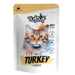 Tuf Tuf Saszetka mielonka z indykiem dla kota 100g TufTuf