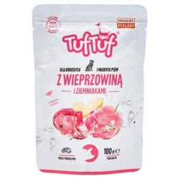 Tuf Tuf Saszetka mielonka z wieprzowiną dla psa 100g TufTuf