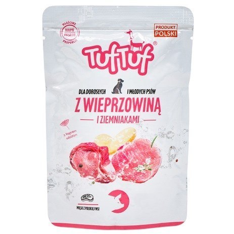 Tuf Tuf Saszetka mielonka z wieprzowiną dla psa 300g TufTuf