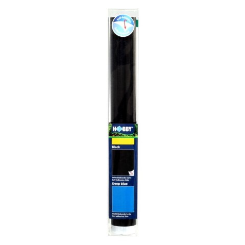 HOBBY Tło do akwarium Pre-cut black self-adhesive 100x50cm (31208)