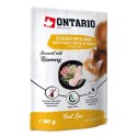 ONTARIO Herb kurczak z szynka, ryz, rozmaryn w sosie 80g saszetka dla kota (213-3534)