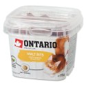 ONTARIO Snack Anti-hairball Bits 75g / Przysmak funkcjionalny ułatwiający usuwanie kul włosowych dla kotów 75g (213-5400)