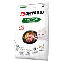 Ontario Cat Sensitive/Derma 2kg Pokarm dla kotów o wrażliwej skórze (213-10625)