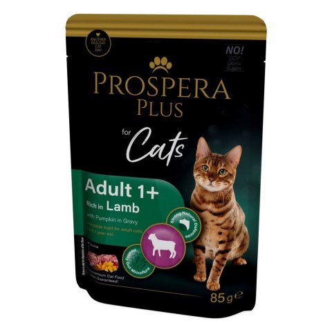 PROSPERA Plus Saszetka dla dorosłych 1+, jagnięcina, dynia 85g (1513-10105)