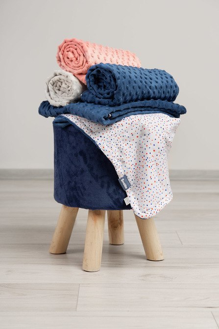 LEKKI KOCYK MINKY 75 x 100 JEŻYKI MIĘTA