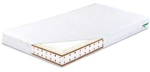 MATERAC MEMORY PIANKA TERMOELASTYCZNA-KOKOS ALOE VERA 140×70 (12cm)